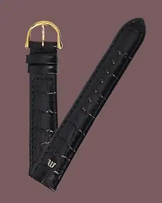 Maurice Lacroix 18mm X 17mm ML800-000005 Eliros Black Leather Strap • $120