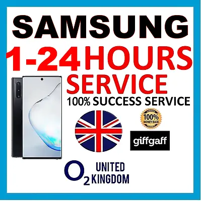 FAST 1-24hr O2 Samsung Galaxy S5 S4 S3 S2 S Active Mini • £0.99