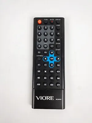 Viore (RC3009V) OEM Original TV Television Replacement Remote Control (Black) • $10.50