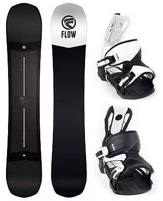 FLOW Gap 156 WIDE Mens Snowboard Package+Flow Bindings NEW • $389.95