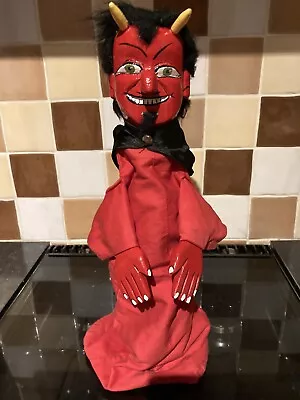 £135 • Buy Punch & Judy ' Devil ' Puppet By Bryan Clarke, Hand Made, Dressed, Painted.
