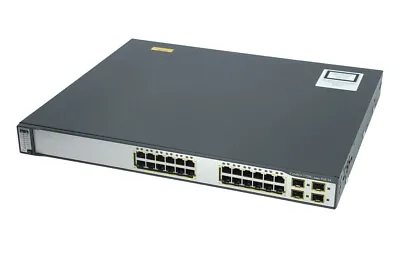 Cisco WS-C3750G-24PS-E Catalyst 3750G 24 Ports Ethernet Switch 1 Year Warranty • $210