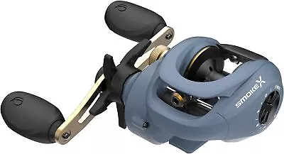 Smoke X Baitcast Fishing Reel Size 100 Reel One-Piece Aluminum X-Frame • $183.99