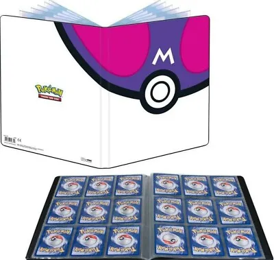 $26.55 • Buy Pokemon Master Ball 9 Pocket Portfolio Binder Holds 180 Cards Ultra Pro
