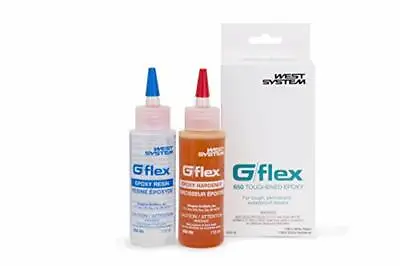 West System 650-8 G/flex Toughened Epoxy Two 4.5 Fl Oz • $41.10