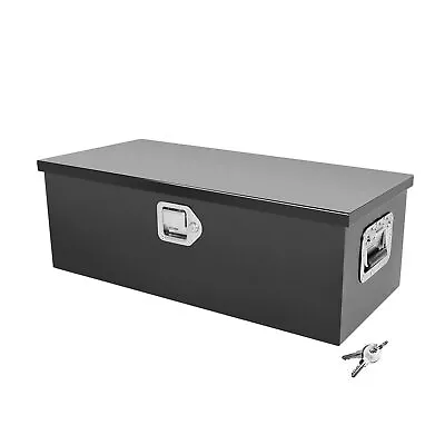 27  Black Steel Tool Box Pick Up Truck Bed Underbody Truck Box Storage Organizer • $117.89