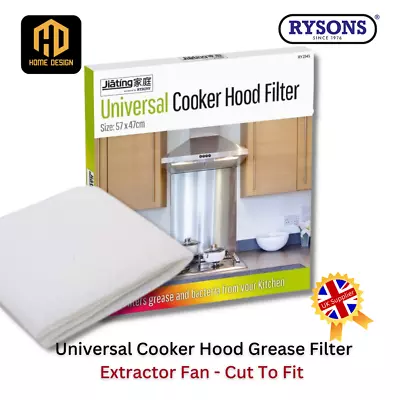 Universal Cooker Hood Grease Filter Extractor Fan - Cut To Fit  • £4.99