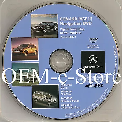 2007 2008 Mercedes GL320 GL450 GL550 G500 AMG Navigation DVD Disc U.S Canada Map • $70
