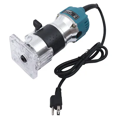 Electric Compact Router Wood Trimmer Router Tool With 6 Variable Speed 800w • $31.35