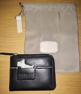 Radley Black Leather Coin Purse - New With Dustbag • £15.99