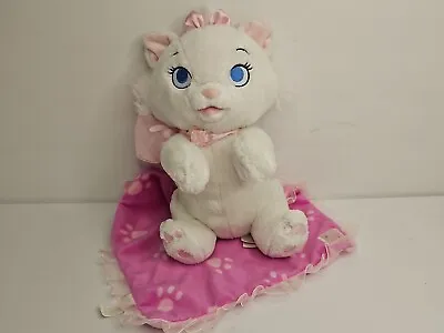 Disney Babies Disney Plush Marie Aristocats Kitty Cat  White Pink • $12.99