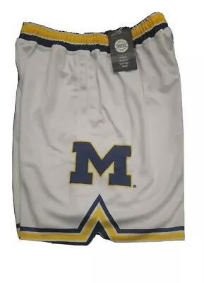 NEW 19Nine Michigan Wolverines Shorts Fab 5 Vintage Rare NCAA Sz Large Brand New • $90.99