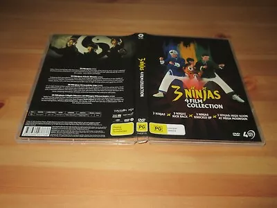 3 Ninjas - 4 Film Collection [DVD]  Kick Back / Knuckle Up / High Noon • $30