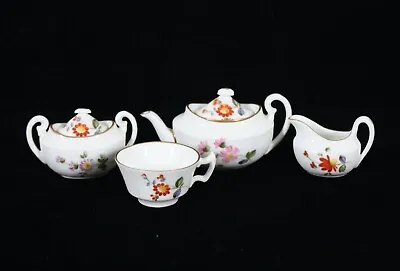 Rare! Antique Royal Crown Derby Posies Pattern 6 Piece Mini / Miniature Tea Set • $399.99