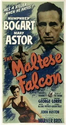 THE MALTESE FALCON MOVIE POSTER Humphrey Bogart RARE 4 • $9.98