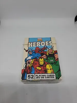 Aquarius Marvel Comics Super Heroes 52 Playing Cards - NEW Sealed Retro Deck • $12