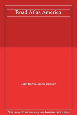 £33.26 • Buy Road Atlas America,John Bartholomew And Son