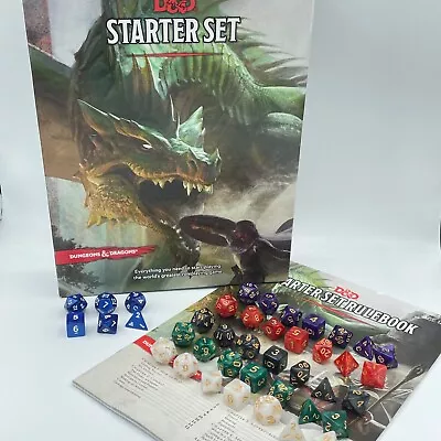 *Read Desc* Dungeons & Dragons D&D Starter Set W/ 5 X Extra Dice Sets WOTC • $1.49