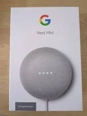 Google Nest Home Mini 2nd Generation Smart Speaker - Chalk - Used • $16.56