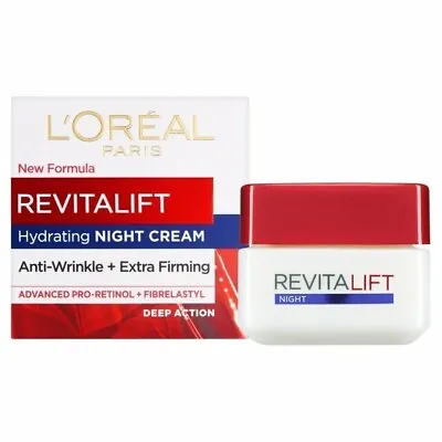 L'Oreal Revitalift Hydrating Night Cream Anti-Wrinkle & Extra Firming - 50ml • £8.90