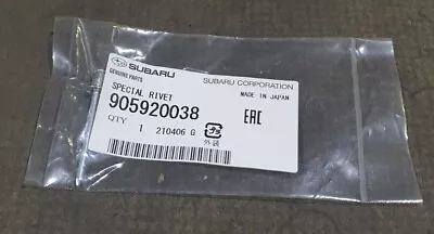 Subaru VIN Plate Rivets - Impreza 22B P1 Type R WRX STI Restoration - 905920038 • $4.92