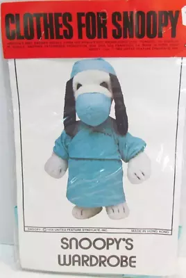 NEW Snoopy Wardrobe DOCTOR SURGEON Outfit For 11  Snoopy Plush • $44.44