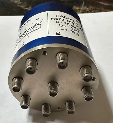 $24.99 • Buy Radiall SP8T 18GHz Coaxial Switch R573 403 815