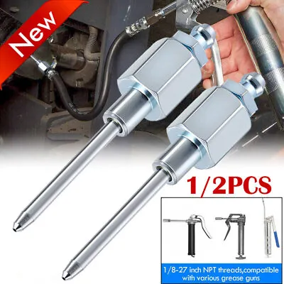 1-2PACK Grease Gun Injector Tip Needle Attachment Coupler Fittings Kit Easy Use • $8.35