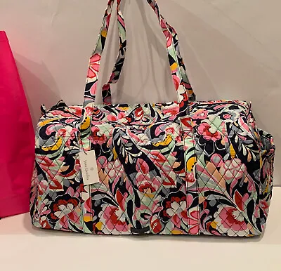 Vera Bradley Large Travel Duffel Quilted Duffle Weekend Choose Pattern NEW • $63