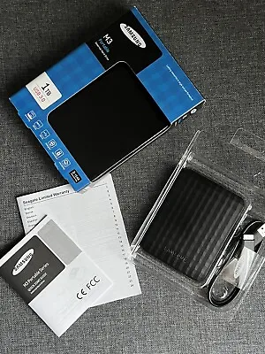 Samsung M3 1TB USB 3.0 Portable Hard Drive Black Boxed • £70
