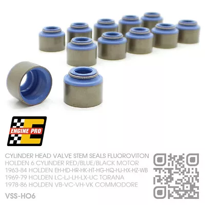 Valve Stem Seals 6 Cyl 161-173-186-202 Motor [holden Lc-lj-lh-lx-uc Torana/gtr] • $48