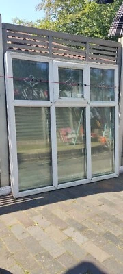 £35 • Buy 2 Used Upvc Double Glazed White Windows. 161x165x7cm