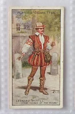 Leonard Yeomen Of The Guard Gilbert And Sullivan 1927 John Player Card (B75) • £6.19