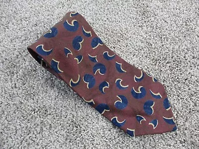 PAL ZILERI 100% SILK TIE NECKTIE VINTAGE MADE IN ITALY Purple Blue Floral EUC • $12.34