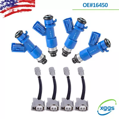 4PCS FUEL INJECTORS 410cc For Honda Civic Acura RDX RSX K20 K24 16450-RWC-A01 • $39.99