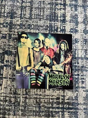 Vintage 1994 Marilyn Manson Portrait Of An American Family Poster Flat 12x12 • $35