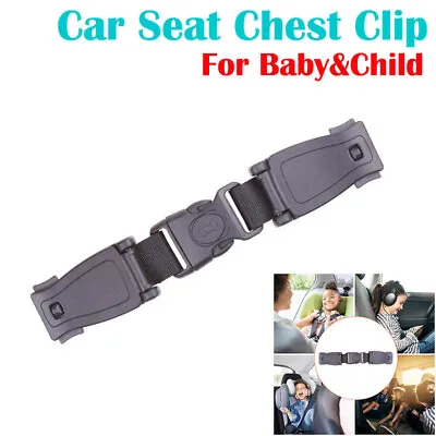 $5.95 • Buy Baby Car Safety Seat Strap Clip Harness Chest Belt Child Buggy Buckle Lock DF