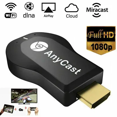 AnyCast M2 Plus WiFi Display Dongle Receiver 1080P HDMI TV DLNA Mirac-qe • $11.43