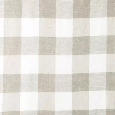 $15.98 • Buy Linen 100% Chambray Yarn Dyed Fabric Vintage Plaid Stripe Solid Matching Beige 