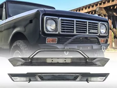 1971-1980 International Scout 2 / II Steel Front And Rear Bumper Set RAW STEEL • $649