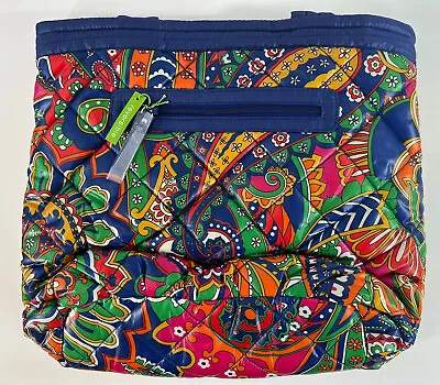 Vera Bradley Venetian Paisley  Reversible Tote Bag Purse With Coin Purse New • $49.99