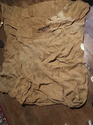 Large 8’ Vintage Burlap Tobacco Leaf Wrap • $18