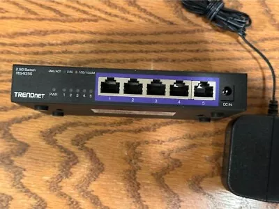 Trendnet 2.5 GB 5 Port Switch (TEG-S350) • $30