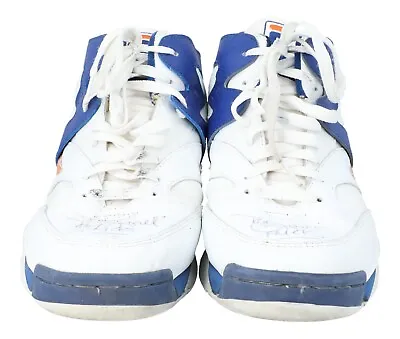 1992-93 Tony Campbell Game-Used Signed Fila Sneakers NY Knicks JSA & MEARS COA • $299