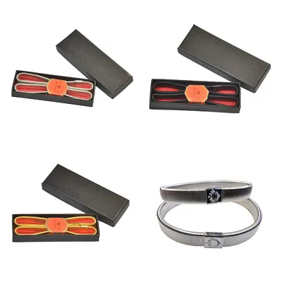 Engraved Mens Shirt SLEEVE HOLDER Garter Armbands Elastic Armbands In Gift Pack • £6.80