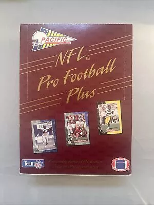 1993 Pacific NFL Pro Football Plus Box- 36 Packs • $39.50