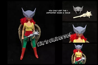 $19.99 • Buy Custom 8  Mego HawkGirl & Short Mace1  -  You Get The Helmet And 1 Mace Only!