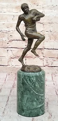 100% Solid Bronze Signed Orginal Artwork By Milo Football Player Sculpture Sale • $99.50