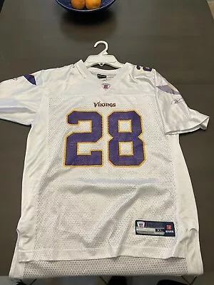 Minnesota Vikings Jersey Adrian Peterson Vintage Reebok Youth XL Retro Throwback • $25