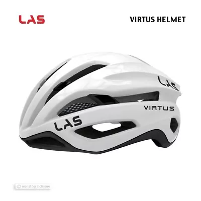 NEW LAS VIRTUS Road Cycling Helmet : WHITE • $437